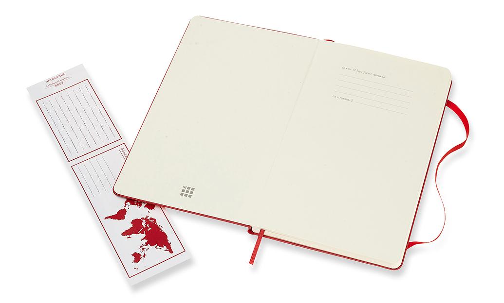Блокнот Moleskine CLASSIC QP066F2 Large 130х210мм 240стр. пунктир твердая обложка красный фото 3