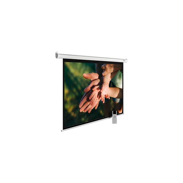 Экран Cactus MotoExpert CS-PSME-280x280-WT, 280х280 см, 1:1, настенно-потолочный белый фото 1