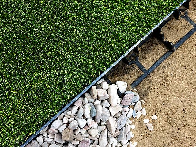 Пластиковый бордюр 45х1000 мм опт фото 3