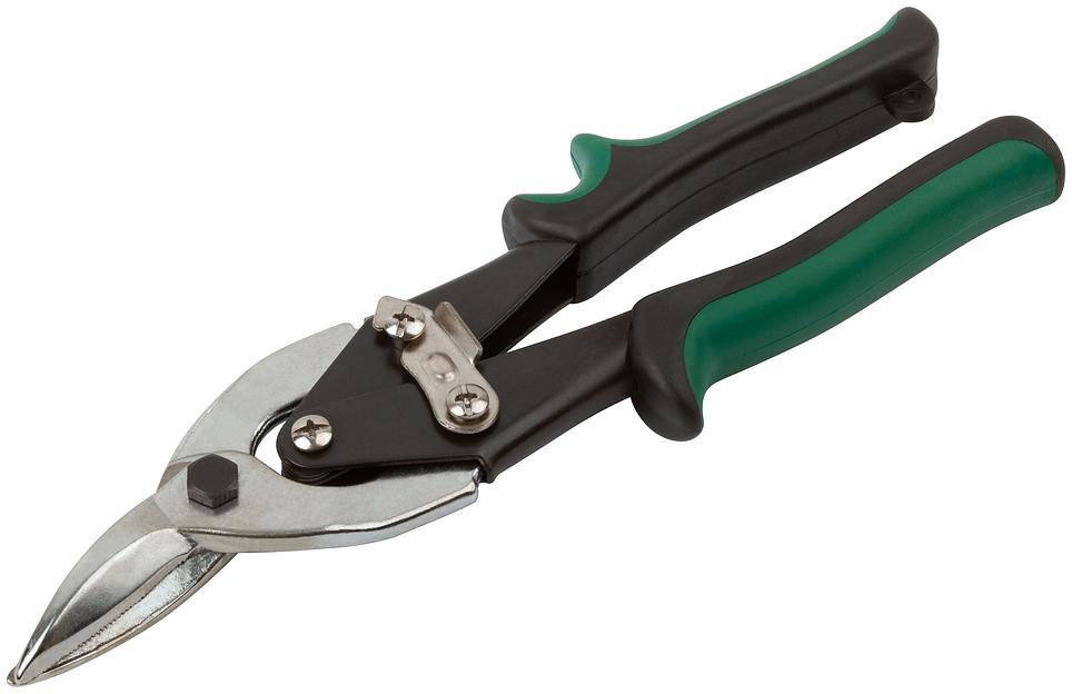 Ножницы по металлу ''Aviation'' усиленные, прорезиненные ручки, правые 250 мм фото 2