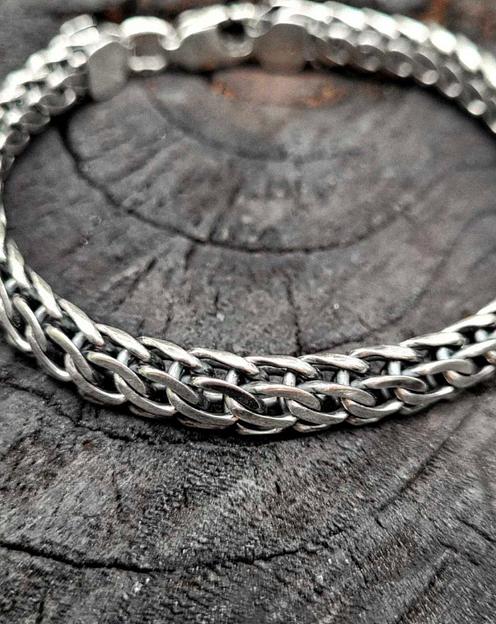 Серебряный мужской ювелирный браслет 925 фото 1