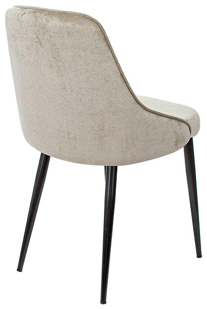 Стул для кухни Бюрократ KF-5 песочный Light 21 металл черный на ножках (KF-5/LT21) фото 4