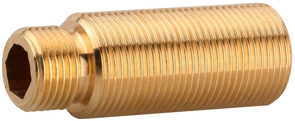 ЗУБР ШиреФит, внешн. резьба-внешн/внутр. резьба 1/2″- 3/4″ / 1/2″, 51 мм соединительная проходная муфта с накидными гайками (51590-051-1/2) фото 1