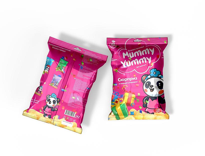 Кукурузные палочки «Mummy Yummy», для девочек, м/у 120 гр фото 1