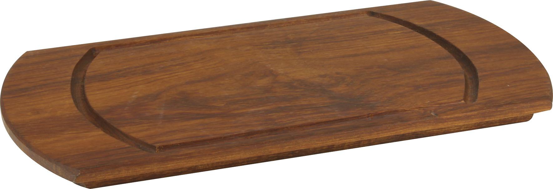 Доска для подачи прямоуг. 270*470 мм. с желобком, бук LAVA /1/ фото 1