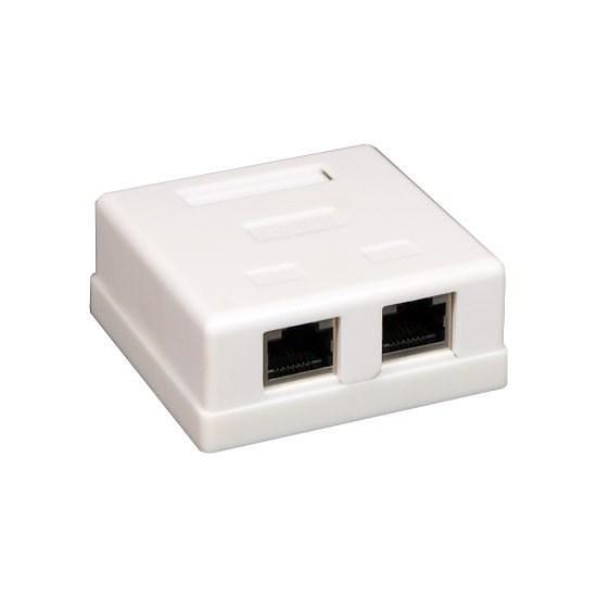 Розетка Настенная телекоммуникационная 2 Модуля SHIP A185-2 A185-2 фото 1