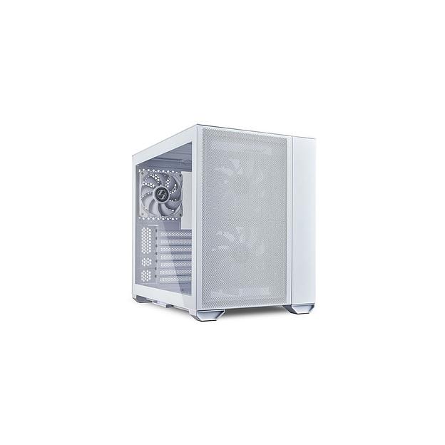 Корпус ATX Lian Li O11 Air Mini, Mini-Tower, без БП, белый [g99.o11amw.00] фото 1