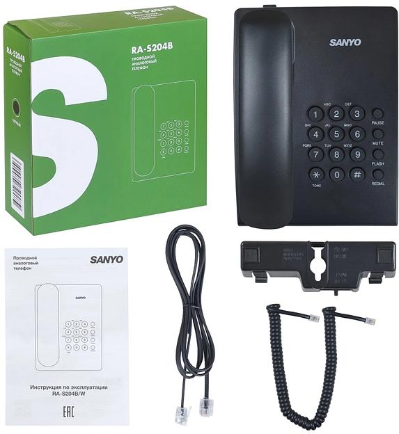 SANYO RA-S204B Телефон проводной фото 5