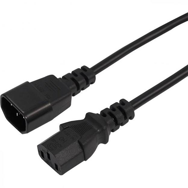 Шнур питания Rexant 11-1161 C13-C20 проводник.:3x0.75мм2 1.5м 220В 6А (упак.:1шт) черный фото 1