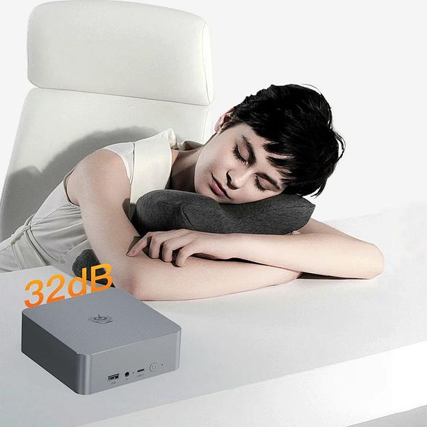 Мини ПК Beelink Мини-компьютер BL/EQR6-LP/6800H/32G/500G/Milky Grey фото 9