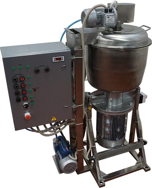 Куттер (вакуумный, с механизированными мешалкой и выгрузкой) ИПКС-032-50(Н) фото 1