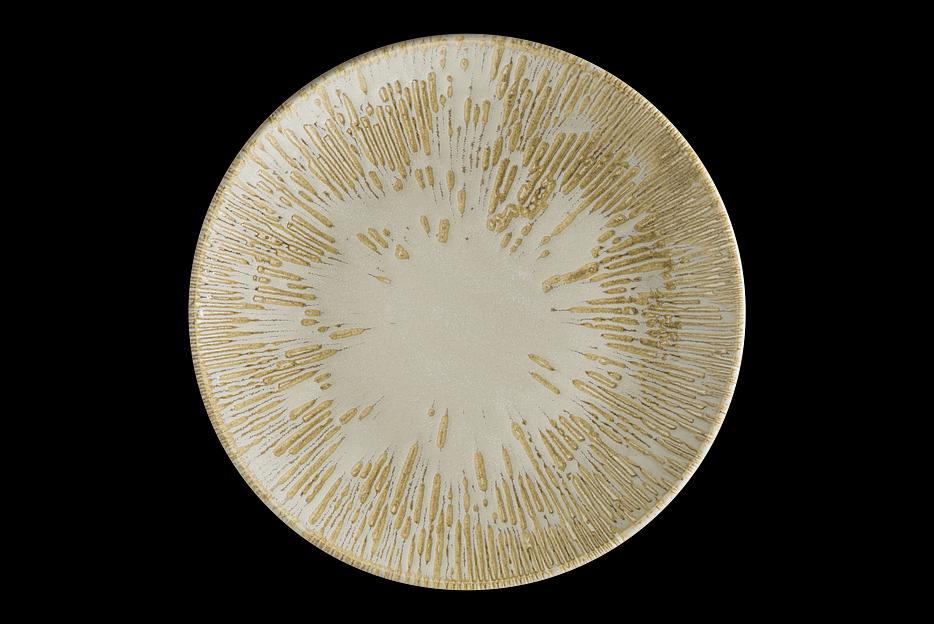 Тарелка d=190 мм. Снэл Песок, форма Гурмэ /1/12/ фото 1