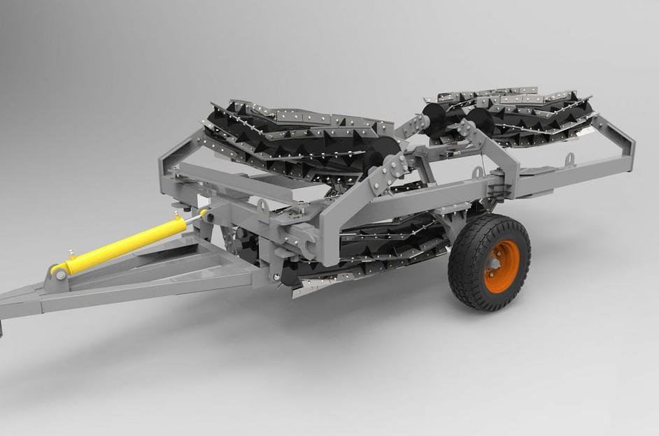 Каток измельчитель пожнивных остатков КИД-9 фото 1