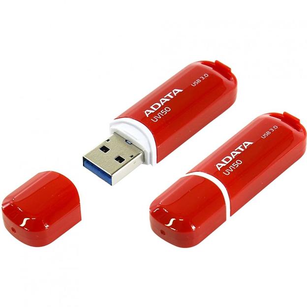 Флэш-накопитель USB3.1 64GB RED AUV150-64G-RRD ADATA фото 2