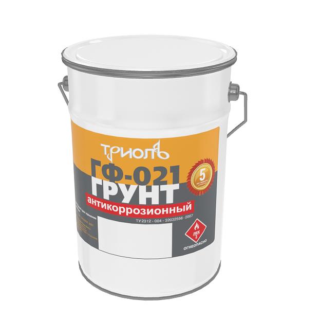 Грунт алкидный ГФ-021 Триоль светло-серый 6 кг фото 1