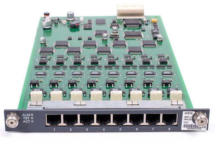 Avaya 700466626 Модуль MM711 ANLG MEDIA MODULE - NON GSA фото 1