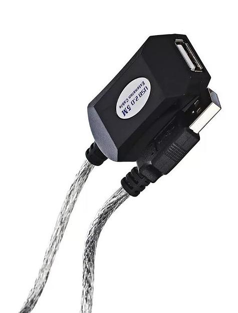 Aopen/Qust Кабель-адаптер USB2.0-repeater, удлинительный активный Af> 5м (ACU823-5M) [6938510851314] фото 2