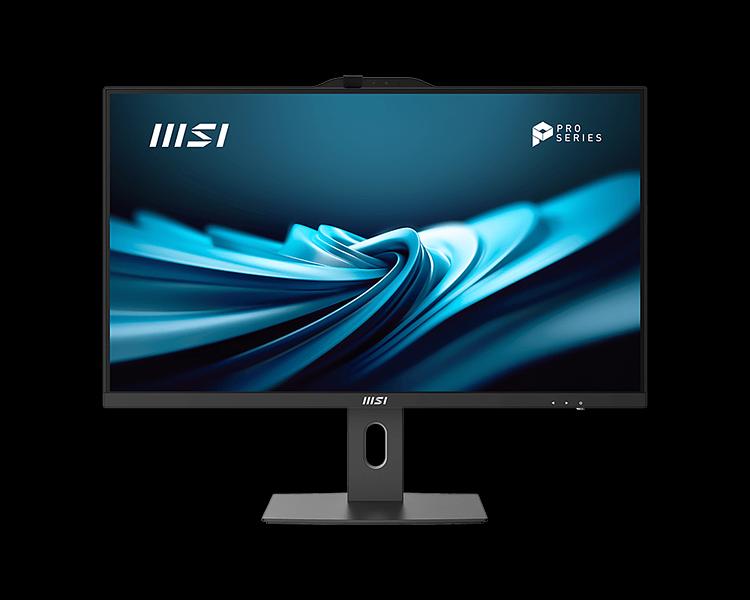 Моноблок MSI Pro AP272P 14M AiO 27" FHD(1920x1080)IPS AG Non-touch, Core i7-14700 (2.1GHz), 16Gb DDR5(2x8Gb), 512GB SSD M.2, Intel UHD, WiFi, BT, camera, WirelessKB&mouse Eng/Rus,noOS,1y war-ty, Black (9S6-AF8321-800) фото 1