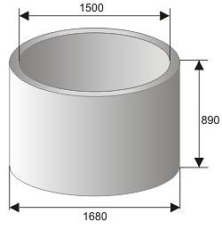 Кольцо стеновое КС 15.9 фото 1