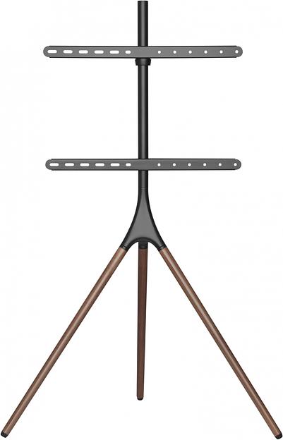 Подставка для телевизора Cactus CS-ST1246BKWN, 45-65", напольный, черный / орех фото 3