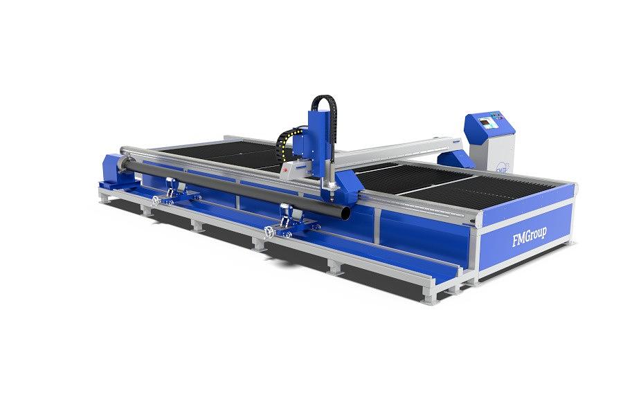 Станок плазменной резки с труборезом УПМР-3015 ТР фото 1