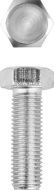 ЗУБР ГОСТ 7798-70, кл. пр. 5.8, M16 х 60 мм, цинк, 5 кг, болт (303080-16-060) фото 1