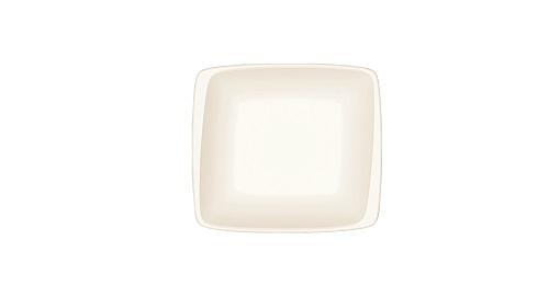 Салатник прямоуг. 190*170 мм. 650 мл. h=45 мм. Белый, форма Мув /1/12/ фото 1