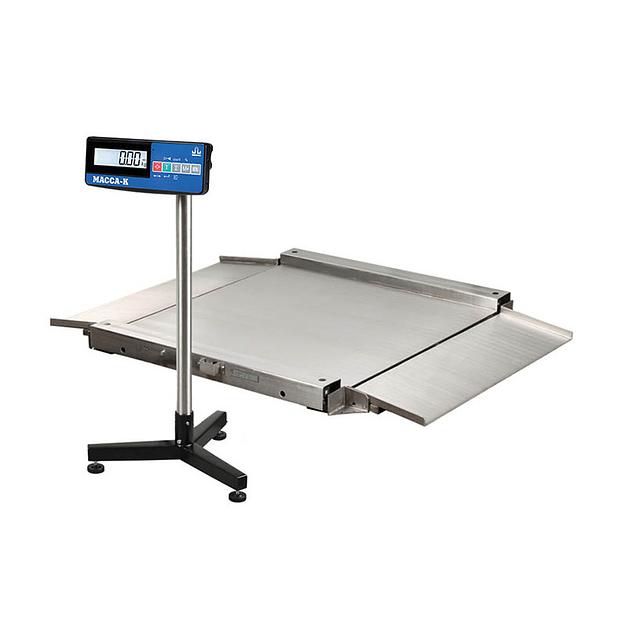 Весы пандусные Масса-К 4D-LA.S-10/10-1000-A(RUEW) с интерфейсами RS, USB, Ethernet, WiFi фото 1