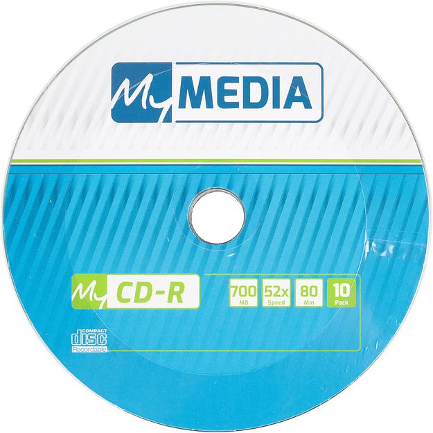Диск CD-R Verbatim 700Mb 52x pack wrap (10шт) (69204) фото 1
