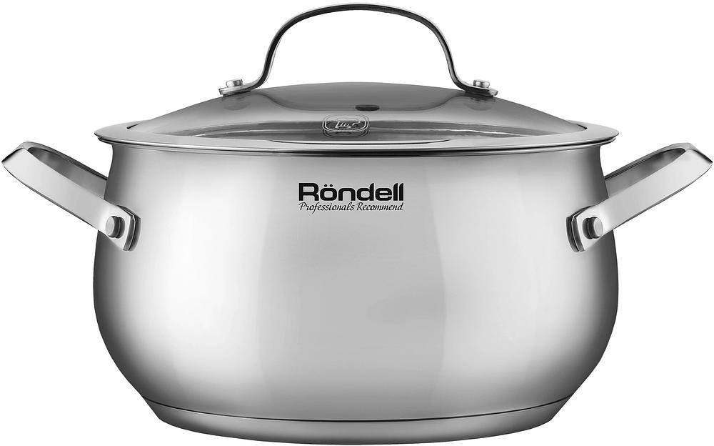 Кастрюля Rondell Calypso RDS-1671 3.8л. d=20см (с крышкой) стальной фото 1