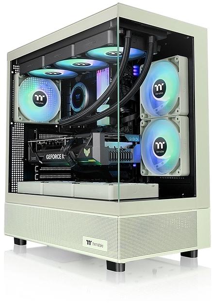 Корпус Thermaltake View 270 TG ARGB зеленый без БП ATX 9x120mm 5x140mm 1x200mm 2xUSB3.0 audio bott PSU фото 1
