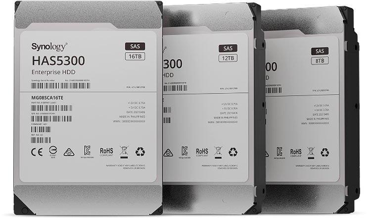 Жесткий диск Synology HDD SAS 12Gb/s 3,5" 8Tb, 7200 rpm, 256Mb buffer, MTTF 2,5M, 5YW (HAS5300-8T) фото 1