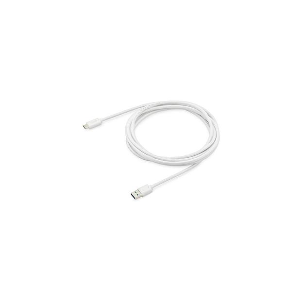 Кабель Buro USB Type-C (m) - USB (m), 3м, 3A, белый [bhp usb-tpc-3w] фото 1