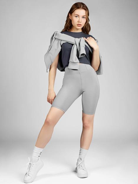 Велосипедки женские OKSMILE жемчужно-серые фото 1