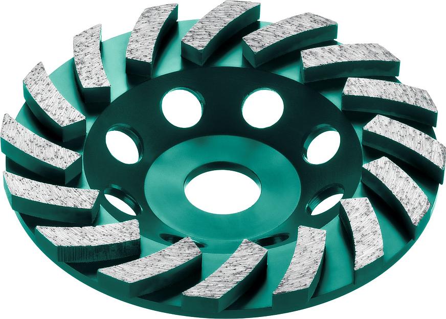 KRAFTOOL Turbo ᴓ125 мм алмазная чашка, INDUSTRIAL (33368-125) фото 1