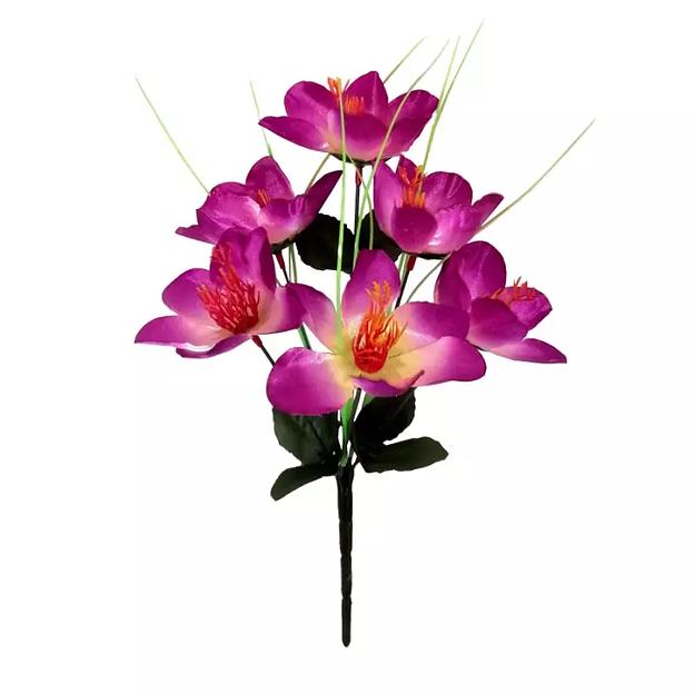 Букет крокусов 6 голов 27см 314-466 фото 4