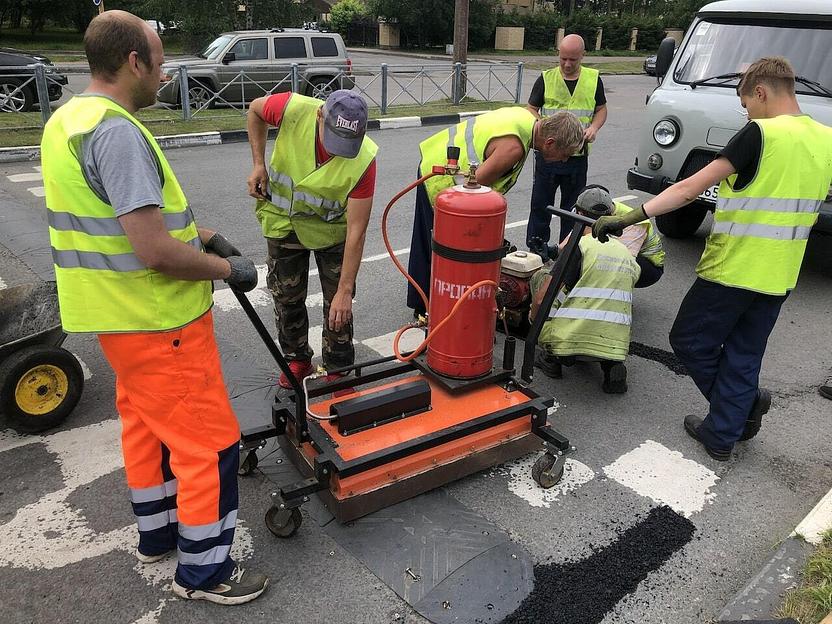 Инфракрасный нагреватель асфальта Ря-120 фото 9