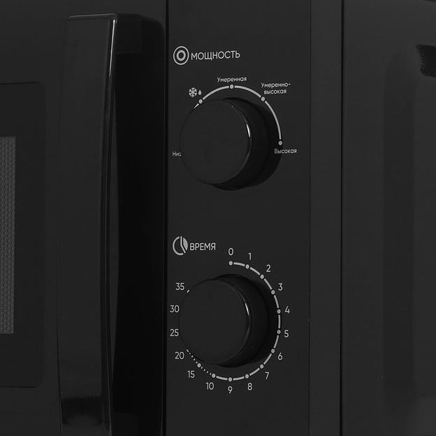 Микроволновая печь ECON ECO-2040M черный 20л 700Вт поворотный механизм фото 5