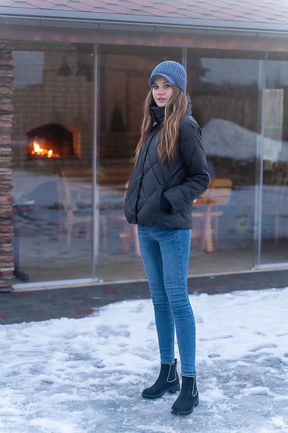 Куртка женская демисезонная Генуя, черный, опт фото 1