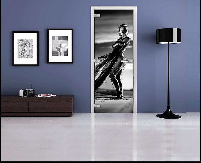 Стеклянная межкомнатная дверь «Woman-01» опт фото 1