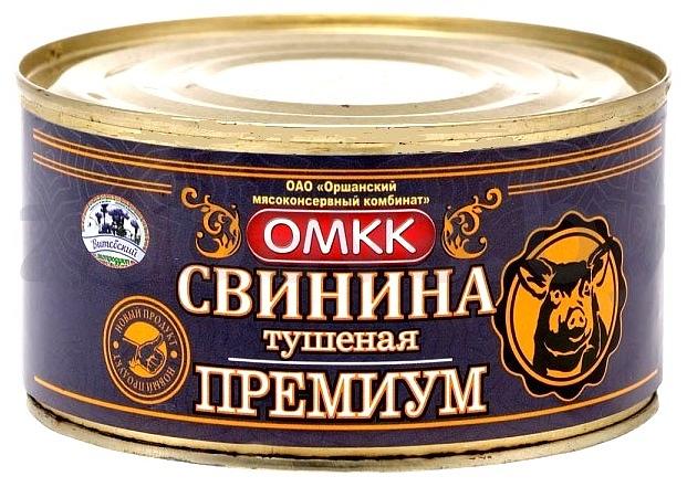 Свинина тушеная Премиум, ОМКК, 325 гр, опт фото 1