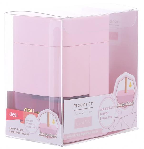 Точилка для карандашей механическая Deli ER10604 Macaron 1 отверстие пластик ассорти фото 6