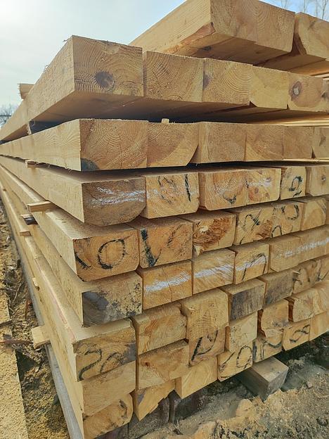 Брус сосна 100х150х6000 мм 1 сорт, опт фото 1