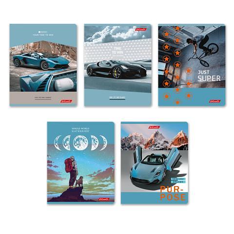 Тетрадь общая на скобе А5, 96 л., клетка, На скорости, 96ТЕТк-001, SVETOCH фото 1