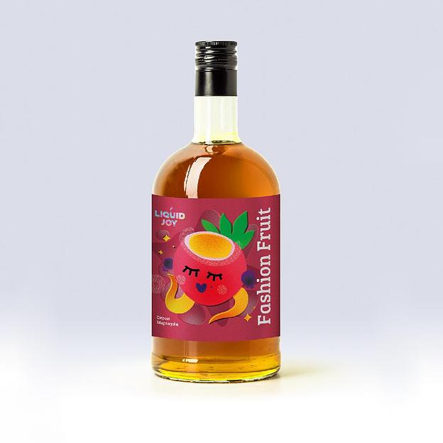 Сироп "Liquid Joy passion fuit" маракуйя 0,7л фото 1