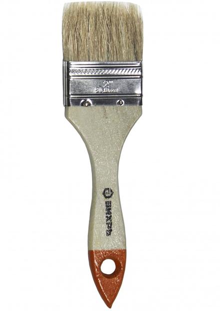 Кисть СТАНДАРТ 50 мм 2'' натуральная щетина фото 1