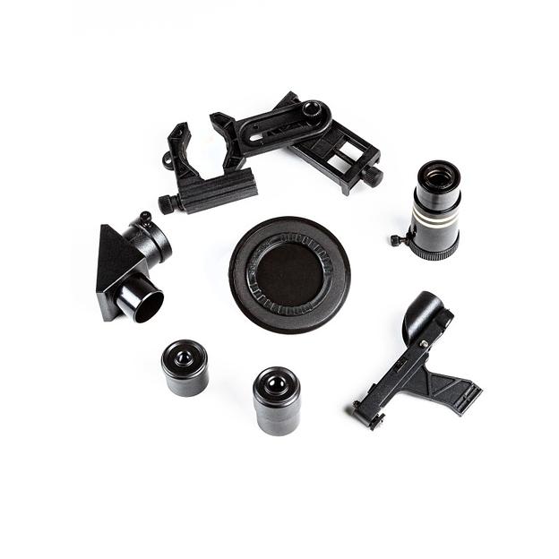  Praktica Телескоп Altair 80/720AZ, искатель red dot, адаптер для смартфона, стальная тренога, черный > фото 3