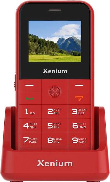 Мобильный телефон Xenium X718 красный моноблок 2Sim 1.77" 128x160 Spreadtrum ThreadX RTOS 0.3Mpix GSM900/1800 MP3 фото 1