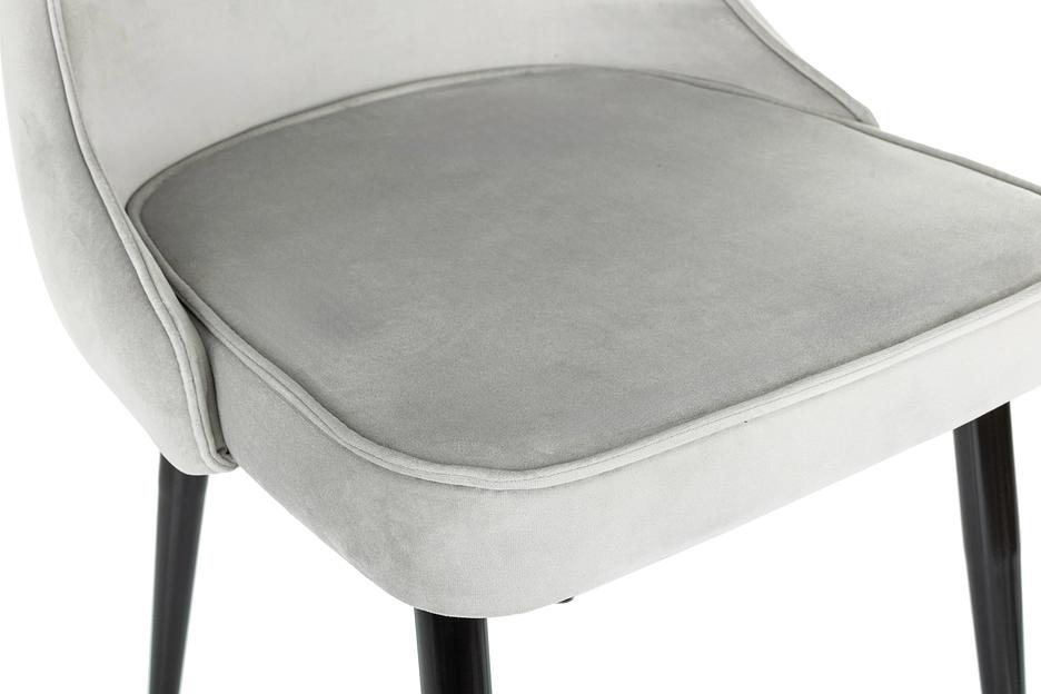 Стул для дома Бюрократ CH-K4_2 комплект 2шт св.серый Holland 09 металл черный на ножках (CH-K4_1/HL09_2) фото 7