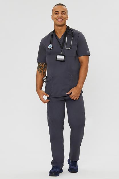 Mahogani / Топ медицинский мужской (Insoft, короткий рукав) арт. 6-01-25-1 фото 5